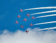 Red Arrows performances in Cambridge