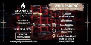 Spanky’s Stone Hearth Wine Pairing