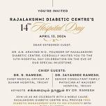 Rajalakshmi Diabetic Centre's 14th Hospital day