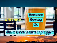  Dan Jeslis music live at Hailstorm Brewing Company