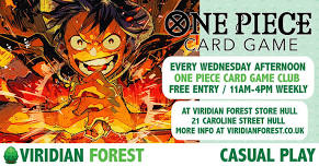 One Piece Card Game Club - Wednesday Weekly at Viridian Forest Hull