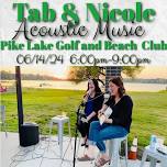 Tab & Nicole at Pike Lake Golf and Beach Club