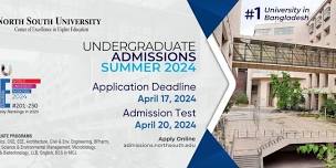 North South University Summer 2024 Admission Test