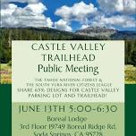 Castle Valley Parking Lot and Trailhead Public Meeting