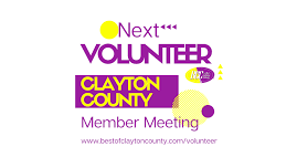 Volunteer Clayton County Member Meeting  and Meet & Greet