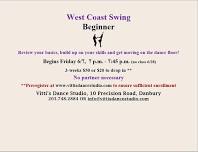 West Coast Swing Beginner