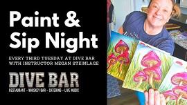 Paint & Sip Night at Dive Bar