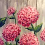 Paint Nite: Hey, Hey, Hydrangeas