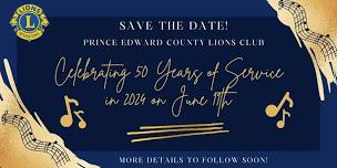 PEC Lions Club 50th Anniversary Celebration