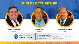 Bible Lectureship for April 2024