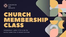 Church Membership Class