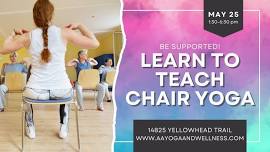 Learn to Teach Chair Yoga