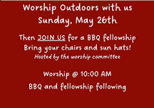 Sunday Worship & BBQ