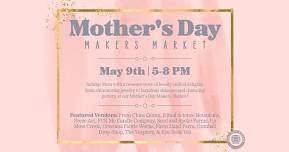 Mother's Day Makers Market at Draught Works