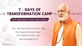 7 days Transformation Camp With Swami Anand Arun (March 2024)