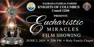 Eucharistic Miracles Film Showing