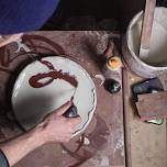 Ceramics - Dylan Bowen - Making and decorating dynamic slip decorated earthenware.  — Coombe Farm Studios