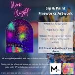 Neon Fireworks Sip & Paint Night