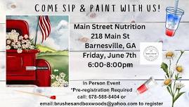 Sip & Paint “All American Summer”