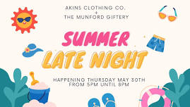 Summer Blowout | Akins Clothing Co. + The Munford Giftery