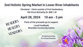 2nd Holistic Spring Market in Lower River Inhabitants