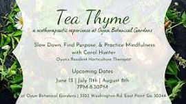 Tea Thyme with Carol Hunter