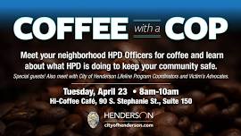 Coffee With a Cop at Hi-Coffee Cafe