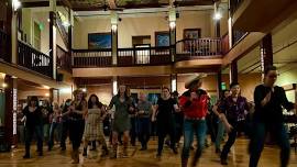 Line Dancing in the Ballroom!