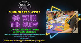 CHILDREN’S SUMMER ART CLASS: Go with the Glow