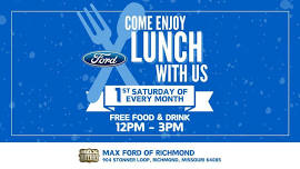 1st Saturday of the Month Lunch at Max Ford of Richmond