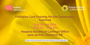 Palliative Care Training for the Community: Camrose, AB