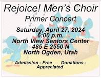 Rejoice Men's Choir First Performance