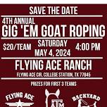 Gig ‘Em Goat Roping