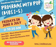 Programs with Pop: Music School International (Ages 2-5)