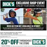 DICK'S Shopping Weekend Event