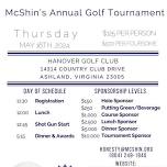 McShin's 2024 Golf Tournament