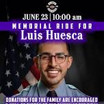 Memorial Ride for Luis Huesca CPD