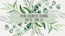 Spring Volunteer Training