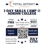 Total Effect Cheer Skills and Drills Camp