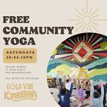 Free Community Yoga at Gold Vibe Kombuchary