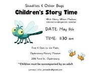 Shadflies & Other Bugs Storytime