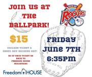 Green Bay Rockers Game - Freedom House Night