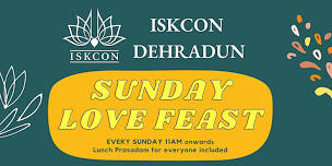 Sunday Love Feast at ISKCON Dehradun