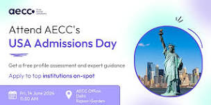 Attend Aecc USA Admissions Day 2024 in Delhi - RG