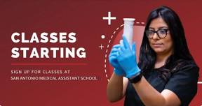 Medical Assistant Classes Begin at San Antonio MAS - Live Oak!