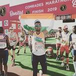 Comrades 2024 HFC participants indian flag ceremony