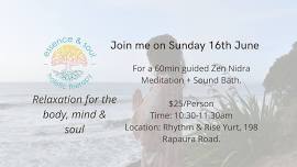 Guided Meditation + Sound Bath with Milinda