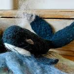 Needle Felted Whales