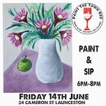 Friday 14th June Paint and Sip 6pm-8pm