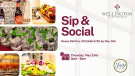 Sip & Social at The Wellington at Lake Manassas!